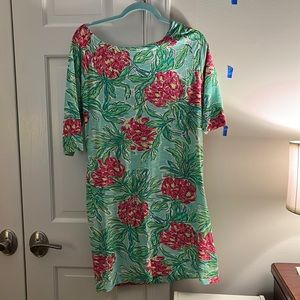 Lilly Pulitzer Floral Cotton Dress Size M